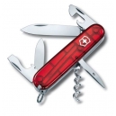 Couteau suisse SPARTAN rouge translucide