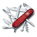 Couteau suisse HUTSMAN rouge translucide